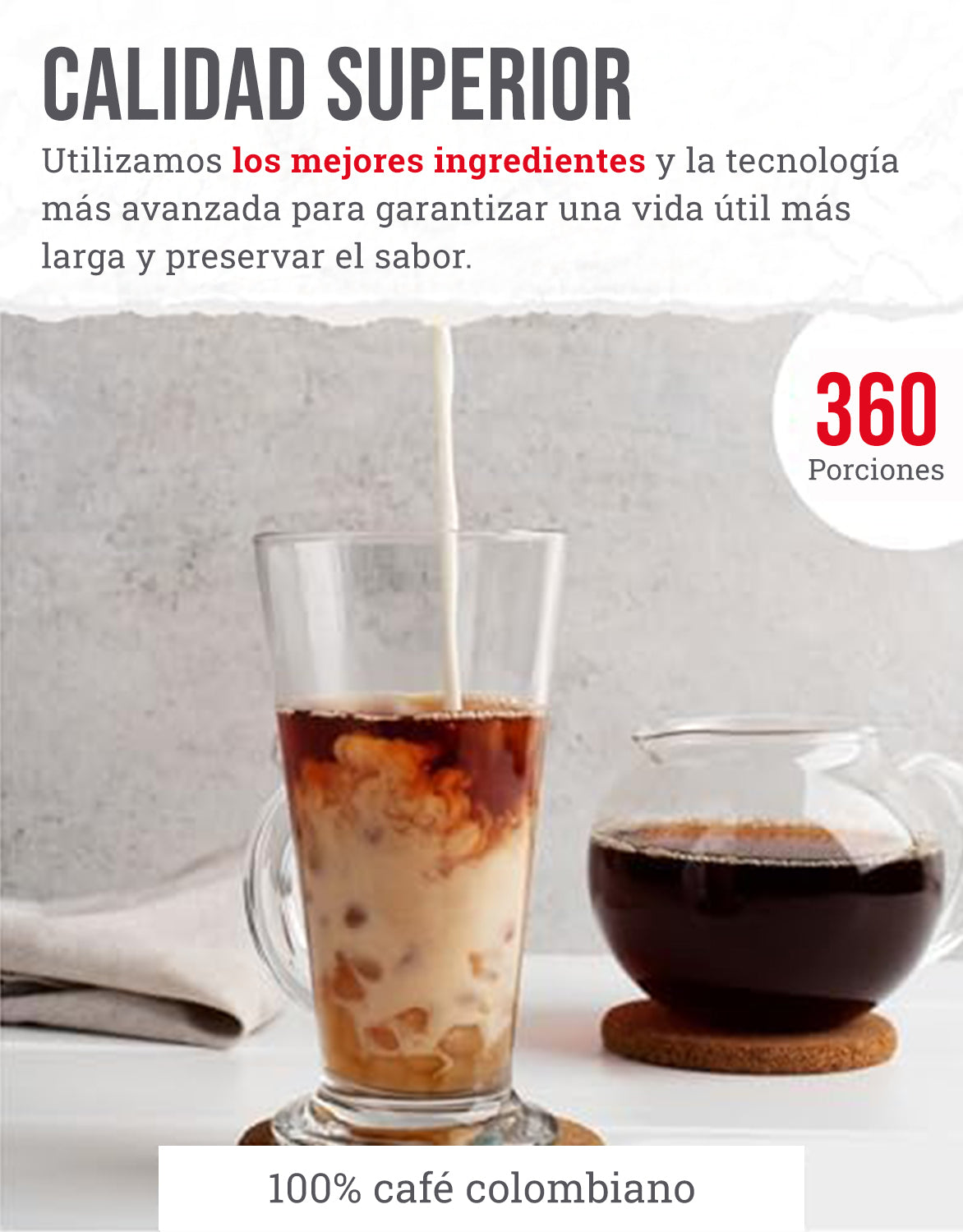 ReadyWise, 360 porciones, cubeta para café, hasta 15 años de vida útil