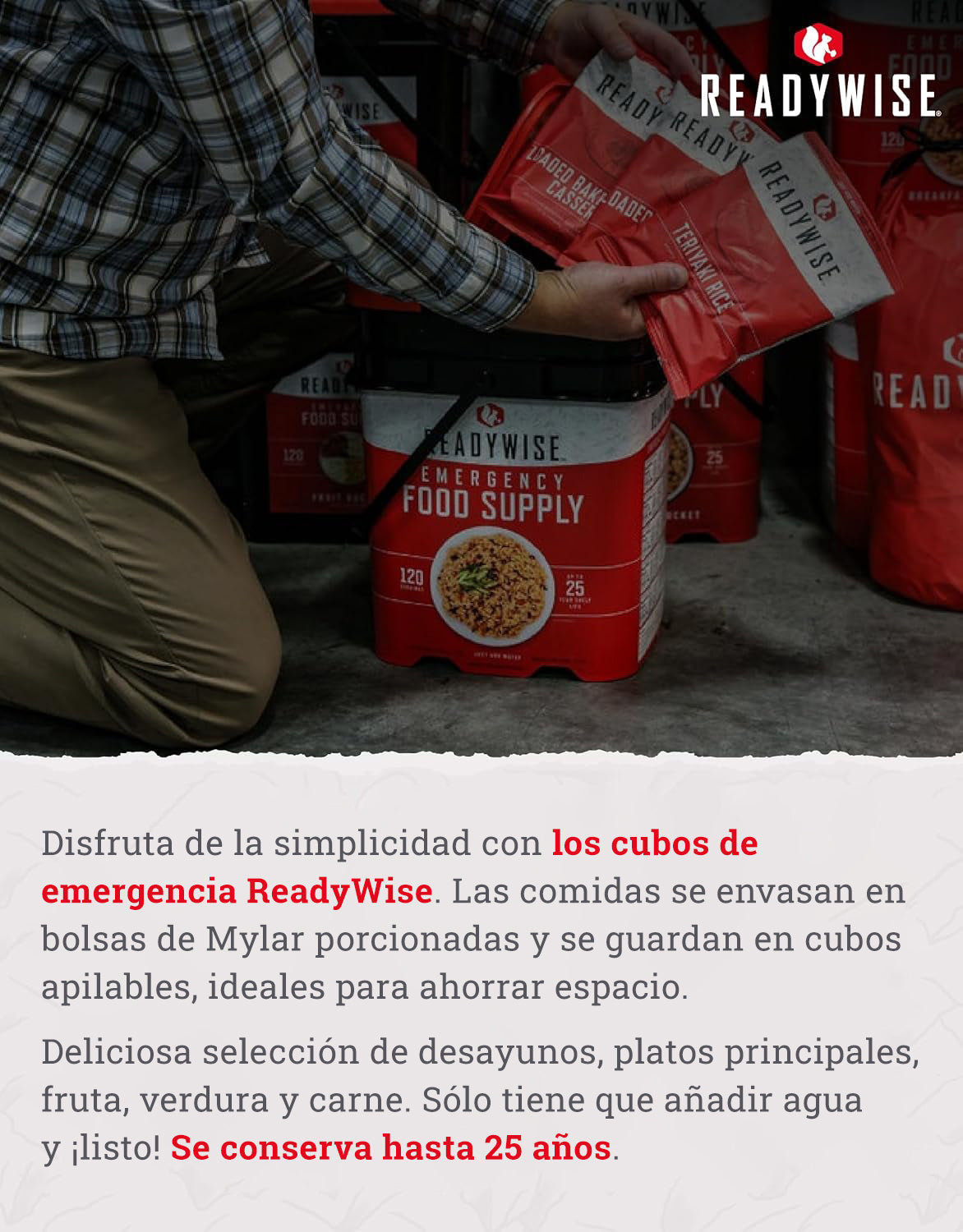Plato principal de 120 porciones, comidas vegetarianas liofilizadas, hasta 25 años