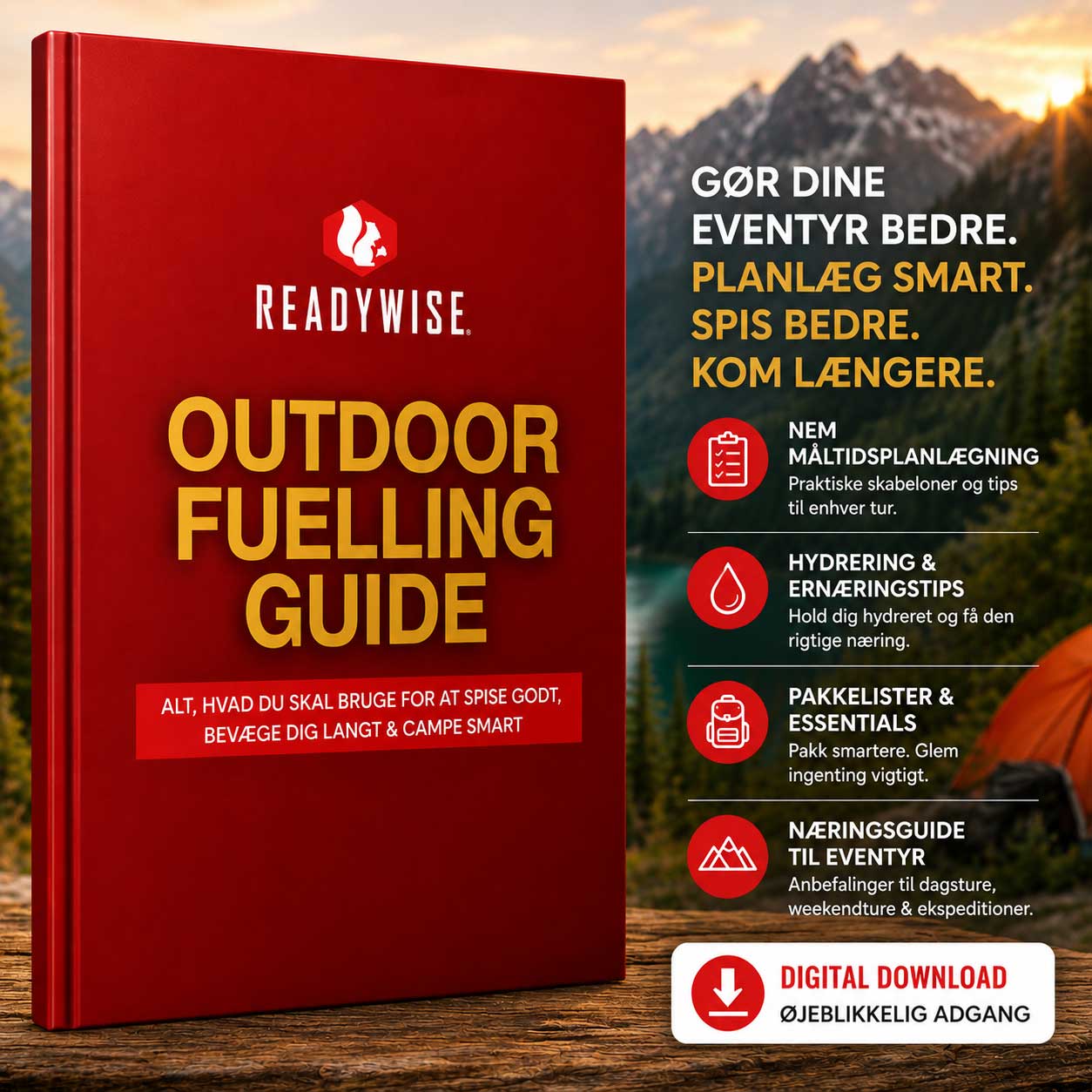 Guía Gratuita para Actividades al Aire Libre – Aprende a Planificar tus Comidas, Mantenerte Hidratado y Empacar de Forma Inteligente para Cualquier Aventura