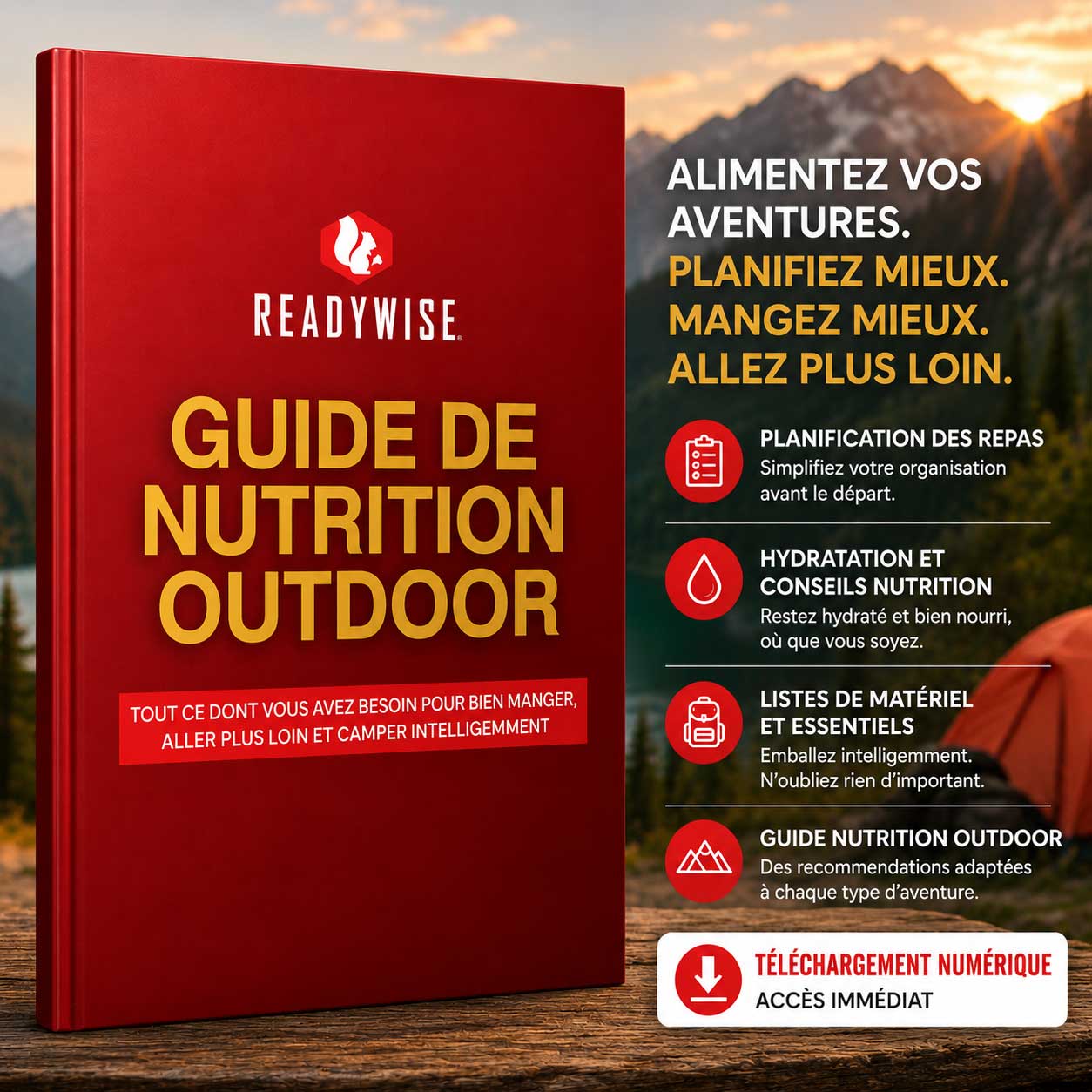Guía Gratuita para Actividades al Aire Libre – Aprende a Planificar tus Comidas, Mantenerte Hidratado y Empacar de Forma Inteligente para Cualquier Aventura