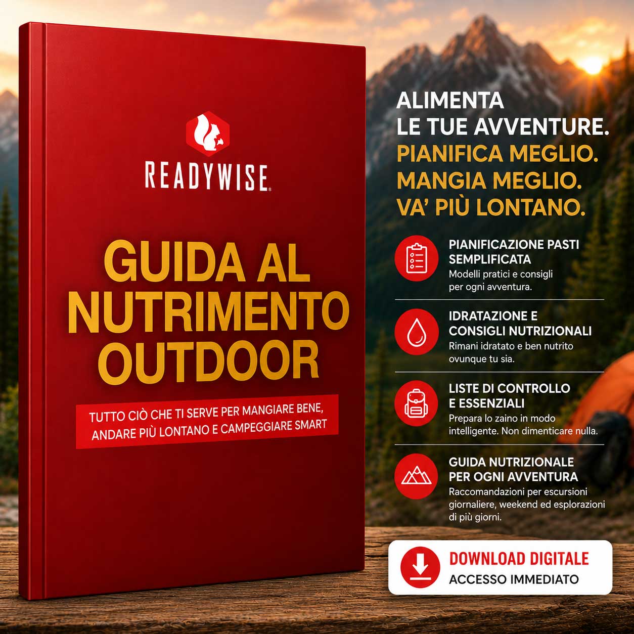 Guía Gratuita para Actividades al Aire Libre – Aprende a Planificar tus Comidas, Mantenerte Hidratado y Empacar de Forma Inteligente para Cualquier Aventura