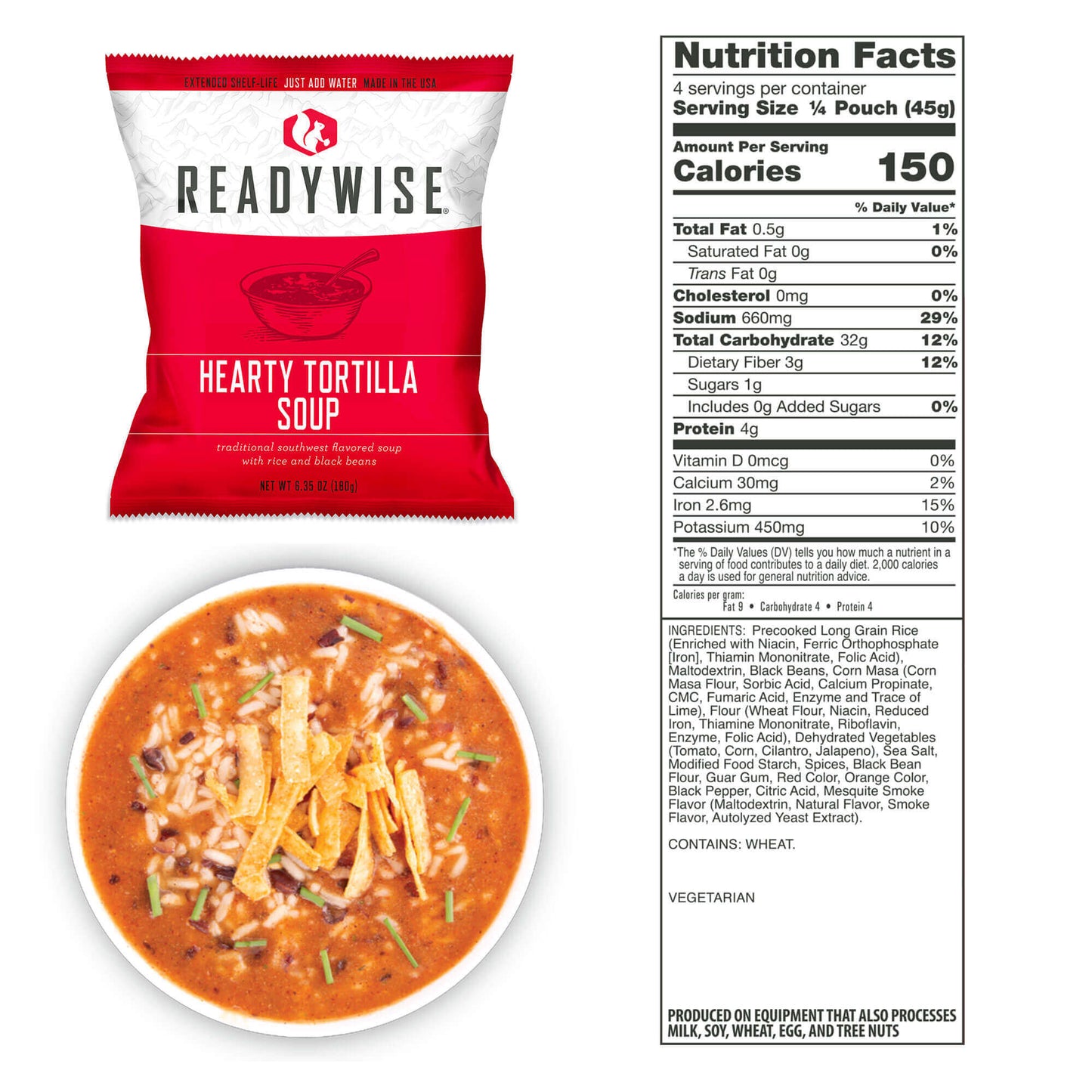 ReadyWise – Pack 4.320 porciones, reserva alimentaria a largo plazo, 25 años