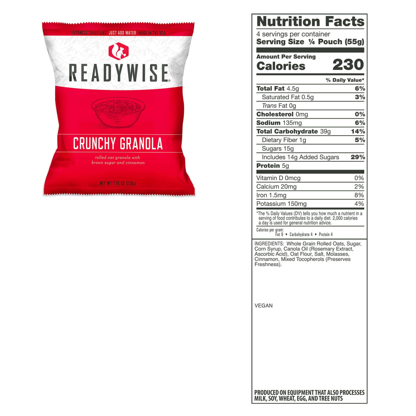 ReadyWise – Pack 2.160 porciones, reserva alimentaria a largo plazo, 25 años